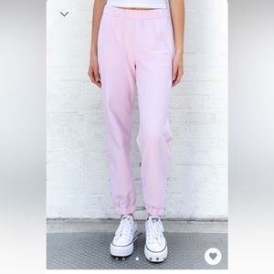 baby pink brandy sweats